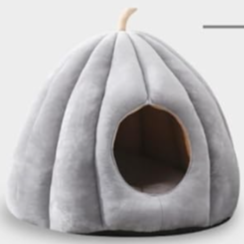 CozyNest - Warm en Knus Kattenbed Met Gesloten Ontwerp Voor de Winter