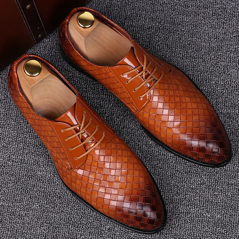 Stijlvolle leren herenveterschoenen – Casper