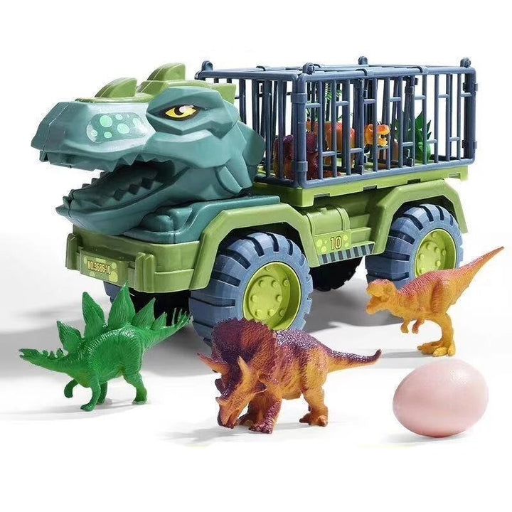 Dinosaurusvrachtwagen speelgoed voor kinderen interactieve prehistorische speelset