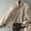 Winterjas met knoopjes voor dames