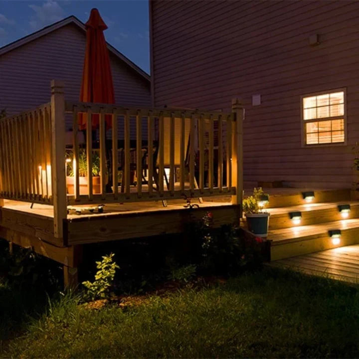 6+2 GRATIS | Solar Tuinlamp | Waterdichte LED Buitenverlichting | Warm Licht | Veilige en Sfeervolle Verlichting