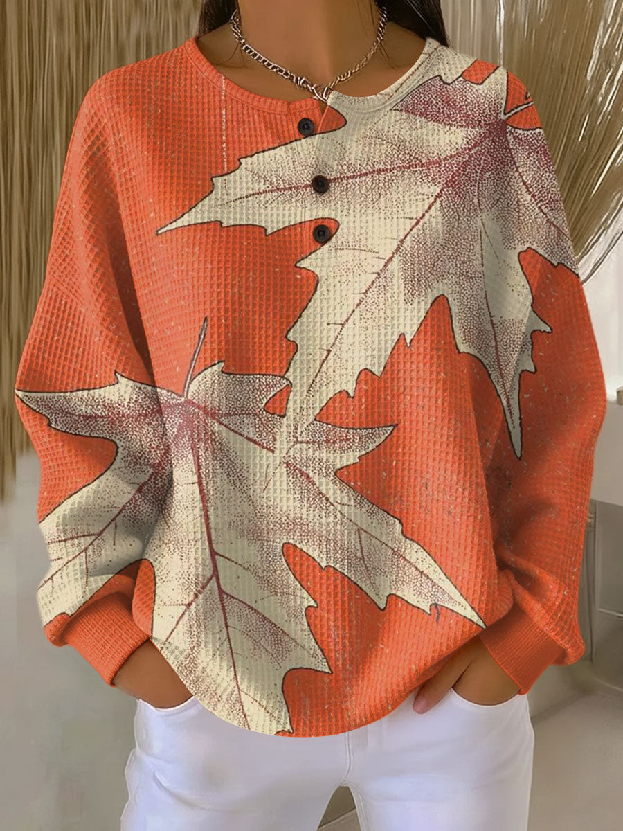 Warme wafeltrui voor dames Cozy dikke breisel voor koude dagen