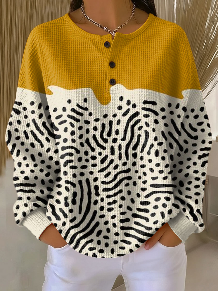 Warme wafeltrui voor dames Cozy dikke breisel voor koude dagen