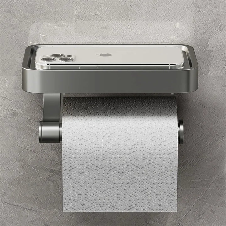 Toiletrolhouder met Plankje – Stalux