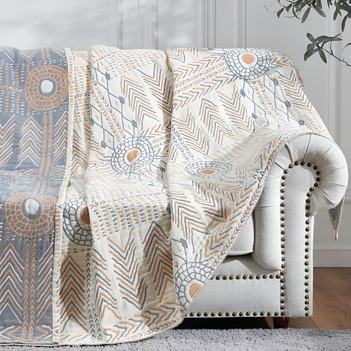 Elegante omkeerbare deken, veelzijdig accent voor bank en slaapkamer