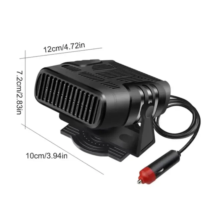 Autokachel en koeler 12V met 360° draaibare voet