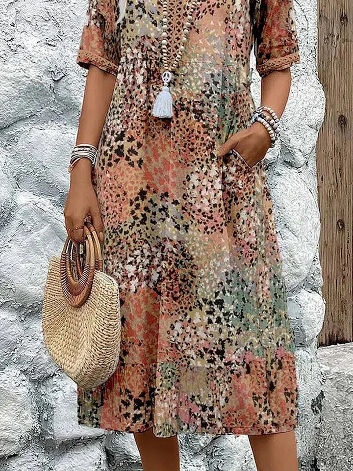 Chique midi-jurk