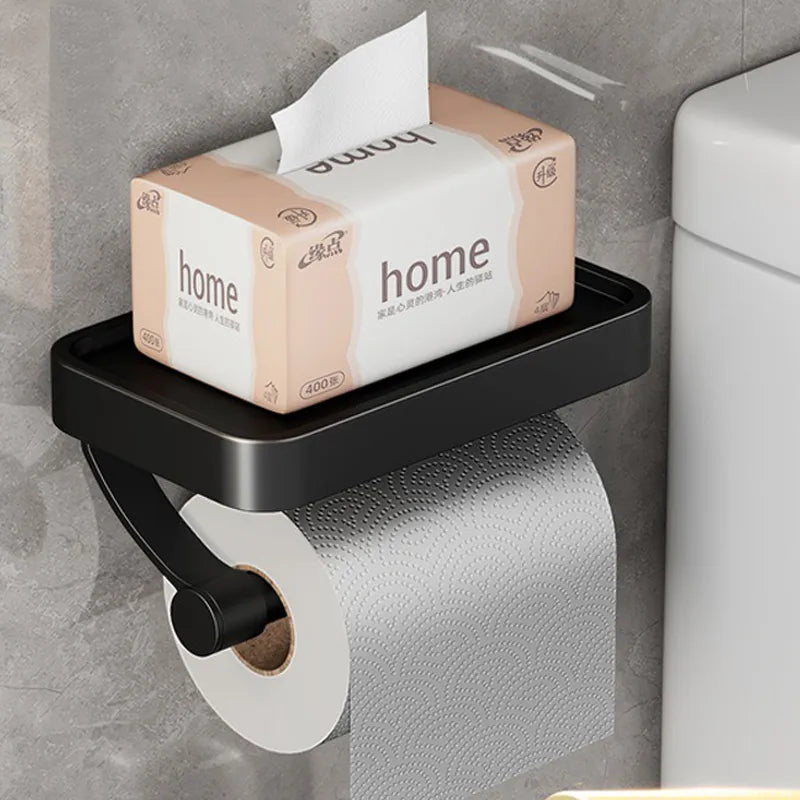 Toiletrolhouder met Plankje – Stalux