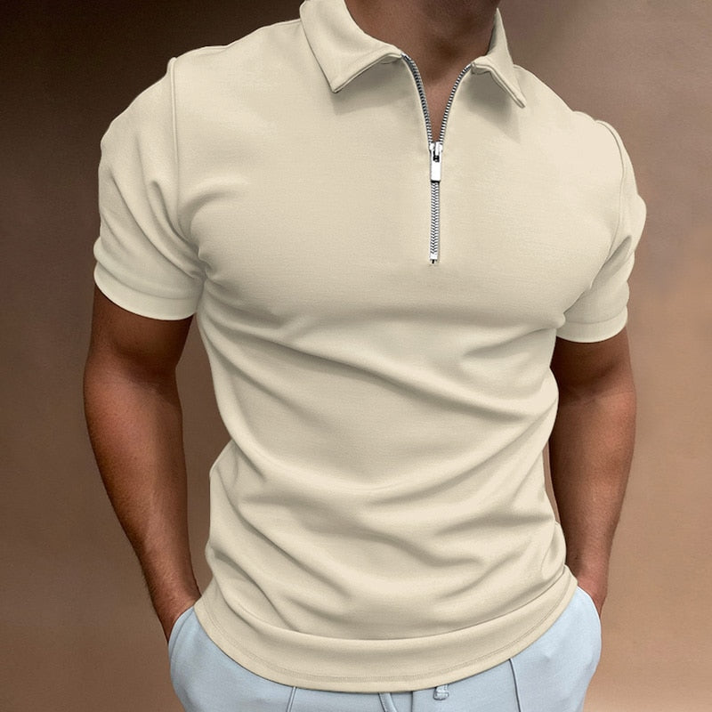 Poloshirt heren met ritssluiting - Berlijn