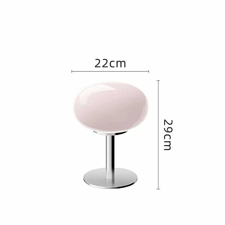 GlowLite - Draadloze Bauhaus Tafellamp met Dimbare LED