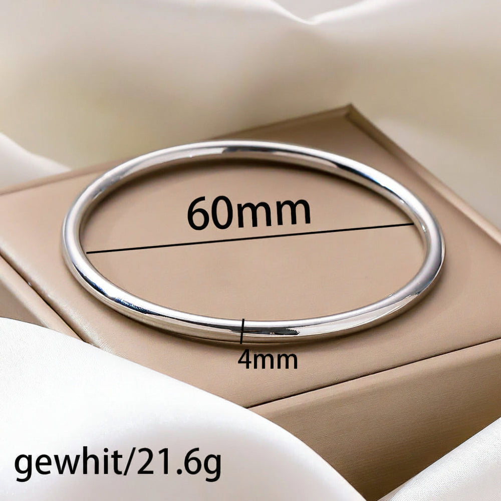 Stainless Steel Bracelet Traditional Polished Surface Bangle