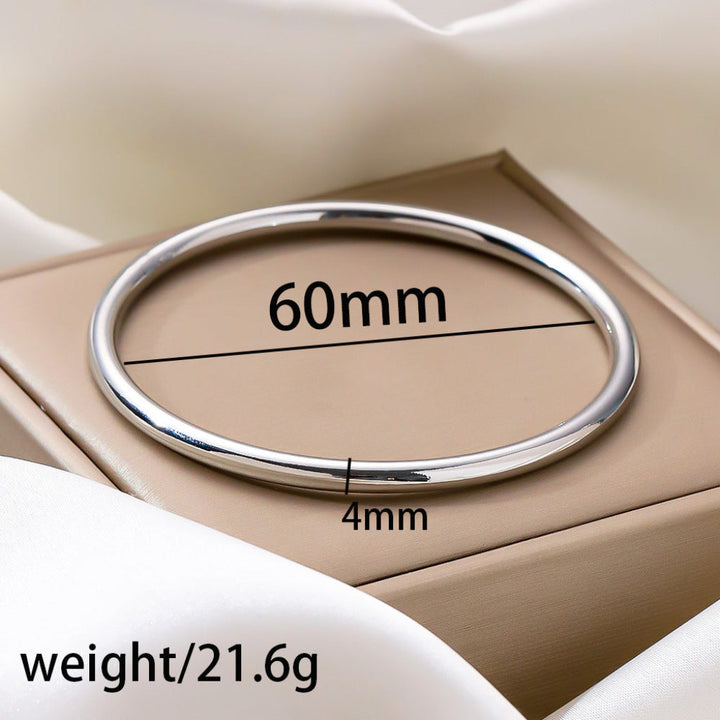 Stainless Steel Bracelet Traditional Polished Surface Bangle