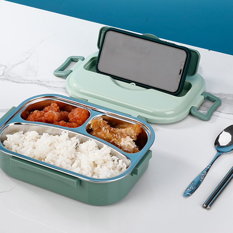 WarmBox - Thermische Bento Lunchbox van Roestvrij Staal met Compartimenten