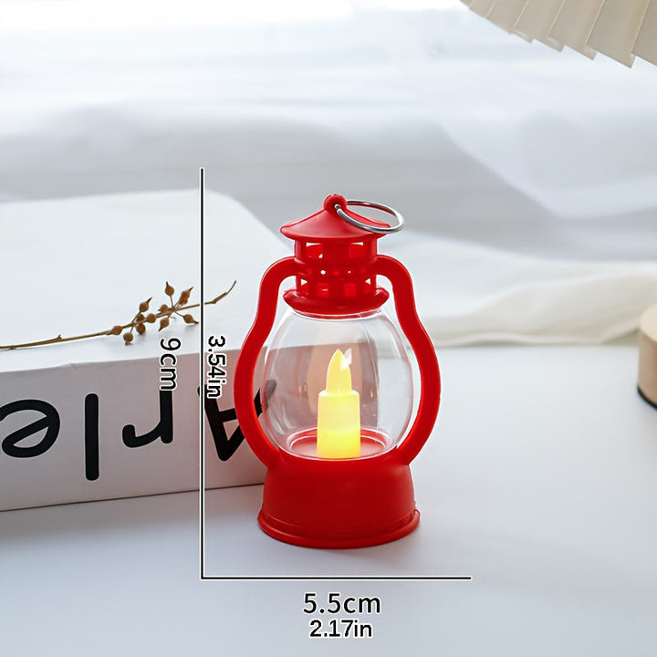 GlowLoom - Vintage LED Lantaarn op Batterijen voor Sfeervolle Decoratie