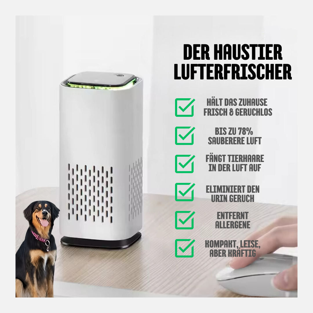 PureAir - Compacte Luchtreiniger Voor Huisdieren & Frisse Lucht