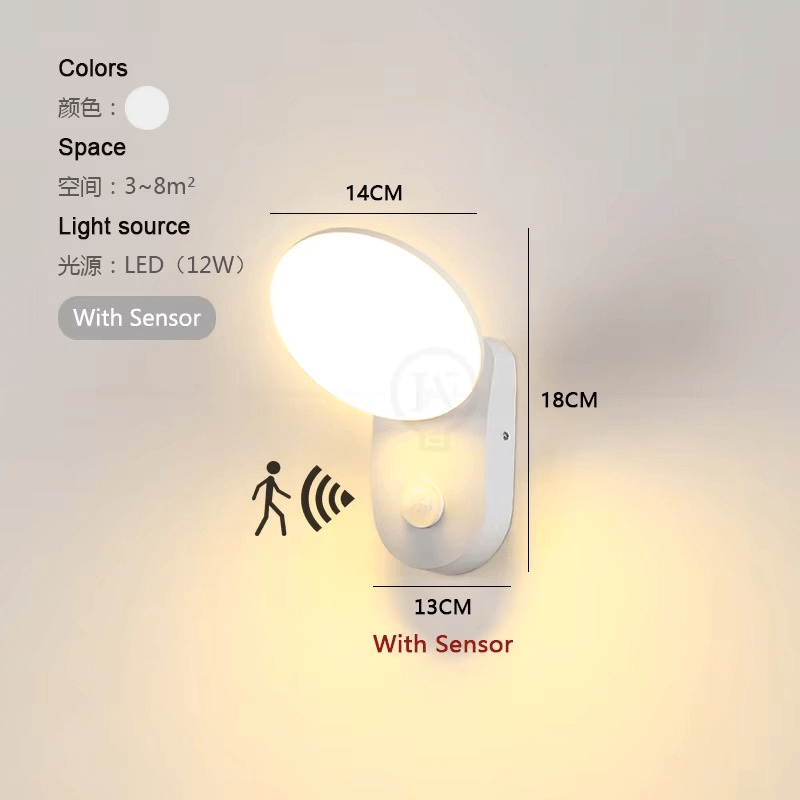 Slimme LED-wandlamp met Bewegingssensor