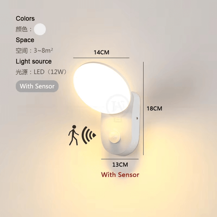 Slimme LED-wandlamp met Bewegingssensor