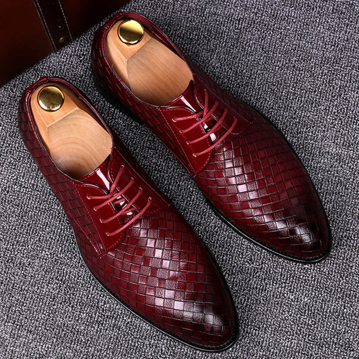 Stijlvolle leren herenveterschoenen – Casper