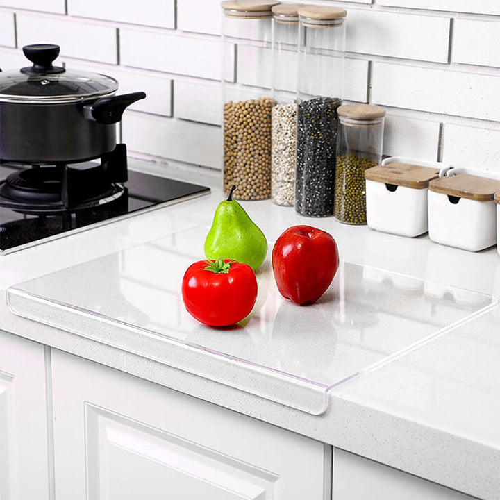 CrystalChef - Transparante Snijplank Met Antislip & Moderne Look