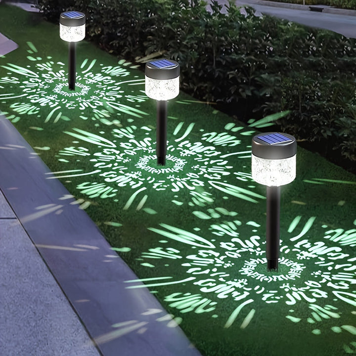 EcoBright - 4-delige Solar Tuinverlichting | Energiezuinig & Weerbestendig