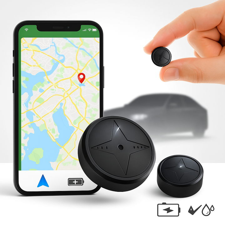 Compacte GPS-voertuigtracker voor realtime locatiebewaking
