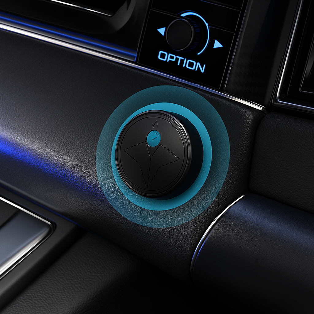 Compacte GPS-voertuigtracker voor realtime locatiebewaking