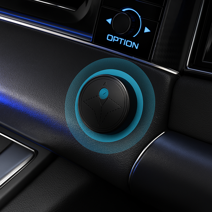 Compacte GPS-voertuigtracker voor realtime locatiebewaking