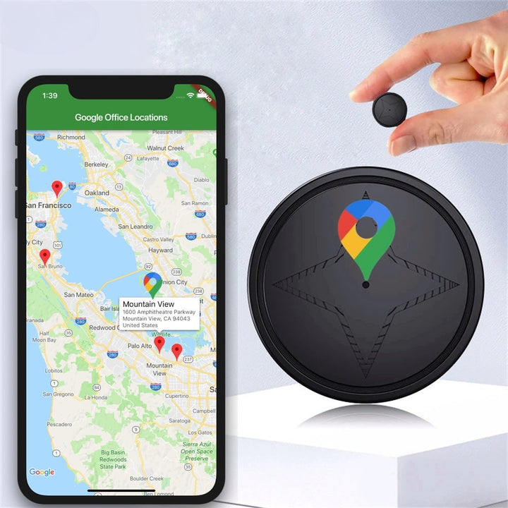 Compacte GPS-voertuigtracker voor realtime locatiebewaking