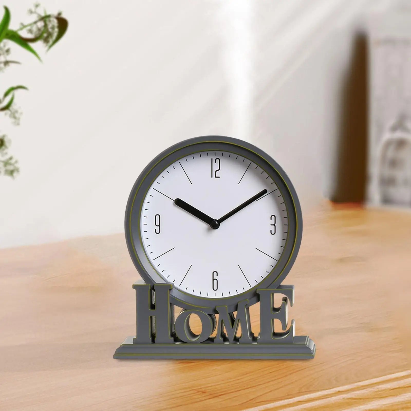 TimeLuxe - Vintage Ronde Klok met Stijlvol Design