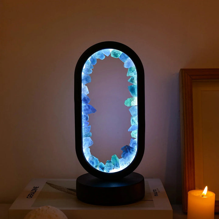 AmethystGlow - Handgemaakte Natuurlijke Kalmerende Amethist Lamp voor Ontspanning