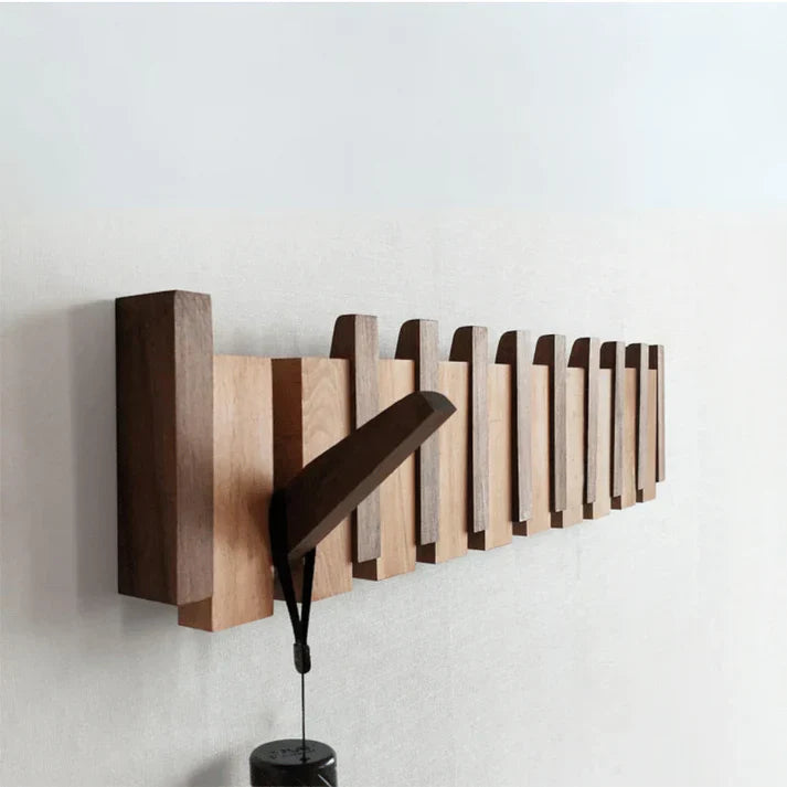 HarmonyHook - Houten Kapstok Met Stijlvol Piano Design