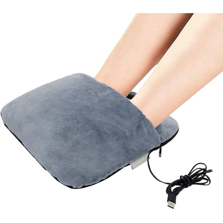Pluche voetenzak met warmte en vibratiemassage
