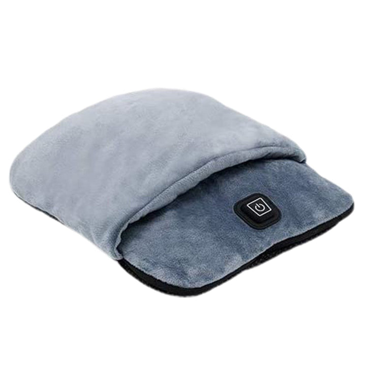 Pluche voetenzak met warmte en vibratiemassage