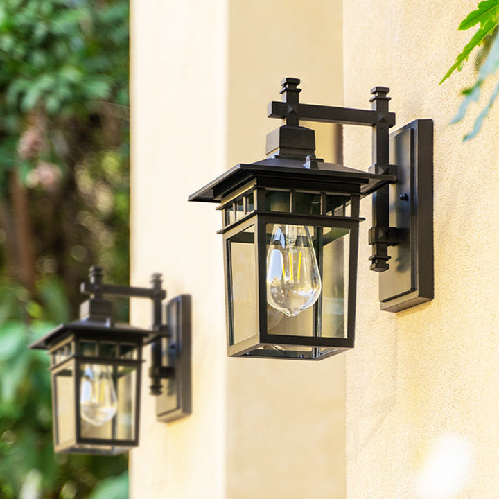 Waterdichte lantaarn-wandlamp voor buiten