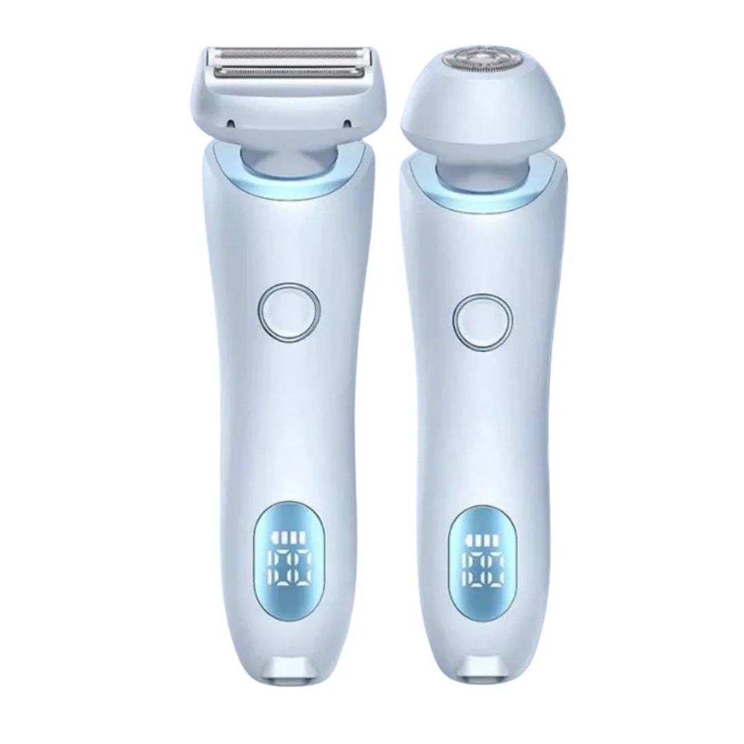 2-in-1 elektrisch scheerapparaat en trimmer voor dames