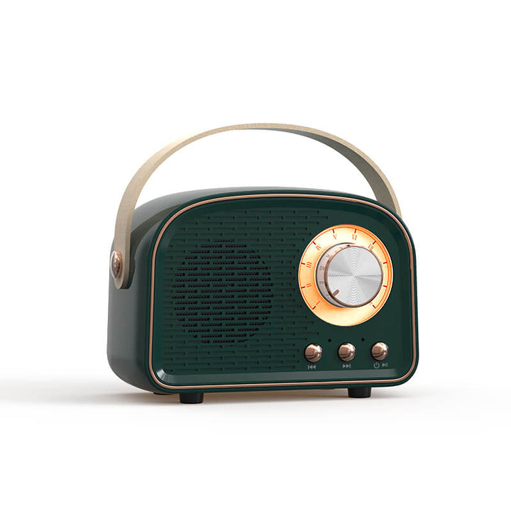 Vintage Bluetooth luidspreker met FM-radio – RetroVibe