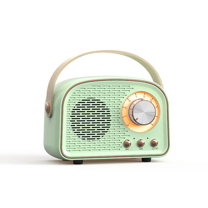 Vintage Bluetooth luidspreker met FM-radio – RetroVibe