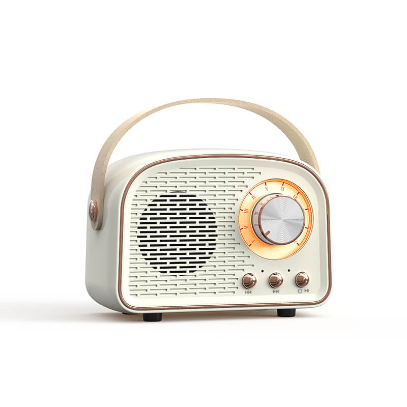 Vintage Bluetooth luidspreker met FM-radio – RetroVibe