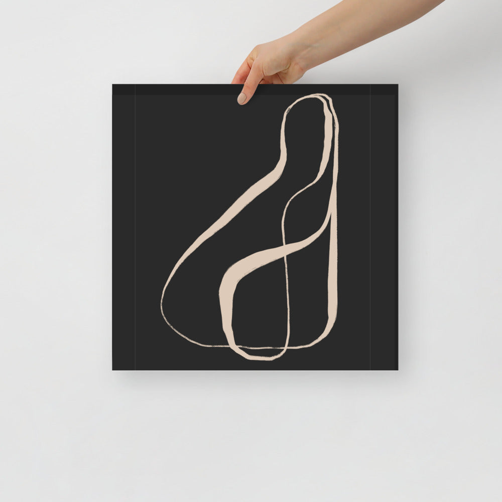 Fijne tentoonstellingsposter als wanddecoratie