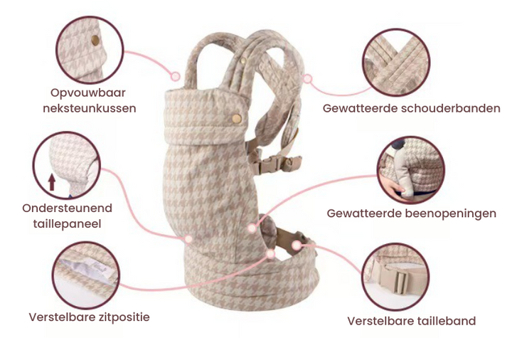 Draagzak - Veilig en comfortabel om je baby te dragen