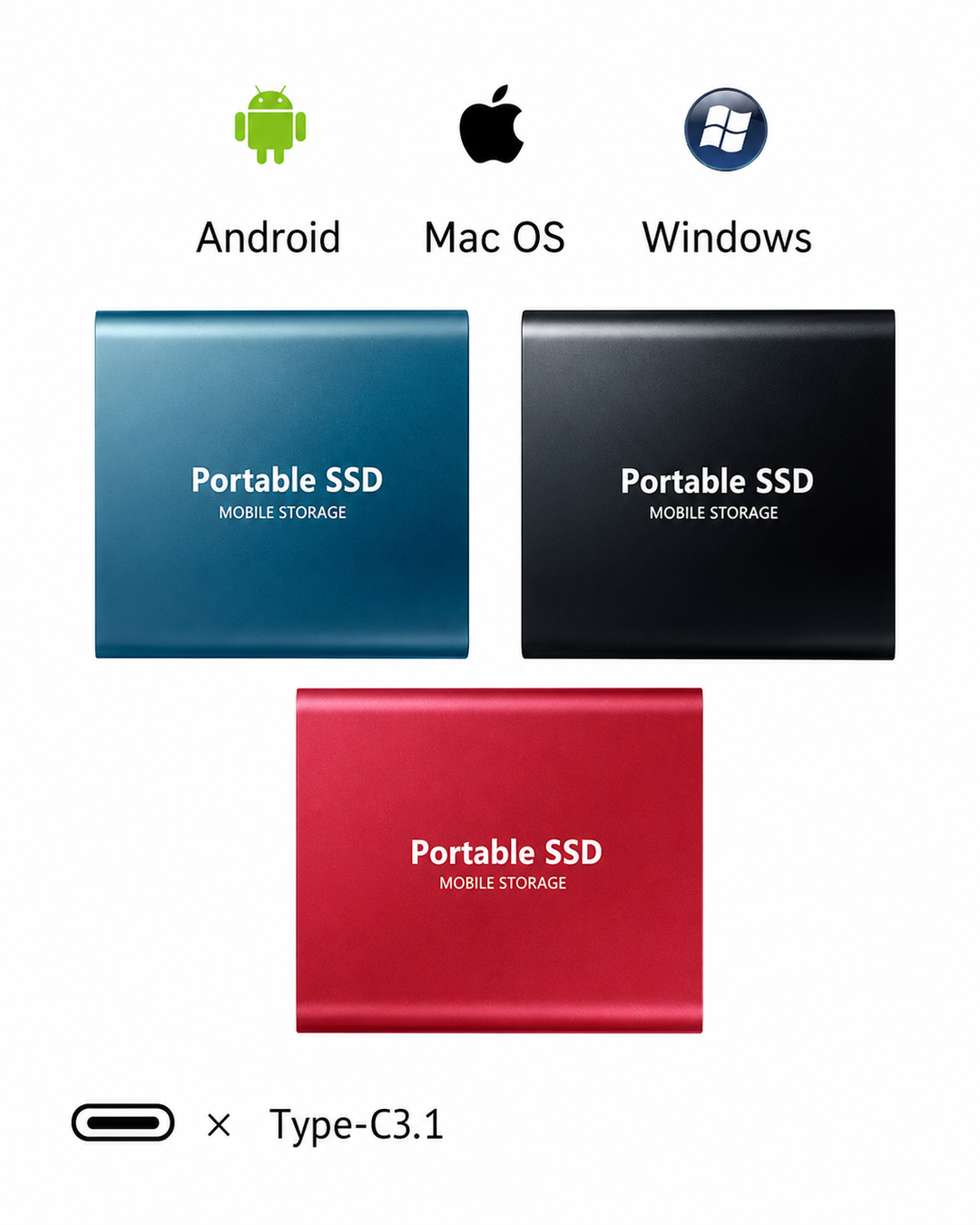 Draagbare 128 TB SSD voor creatievelingen en professionals