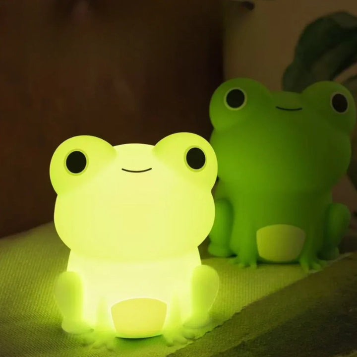 Schattige LED-nachtlamp, instelbare helderheid met slaaptimer