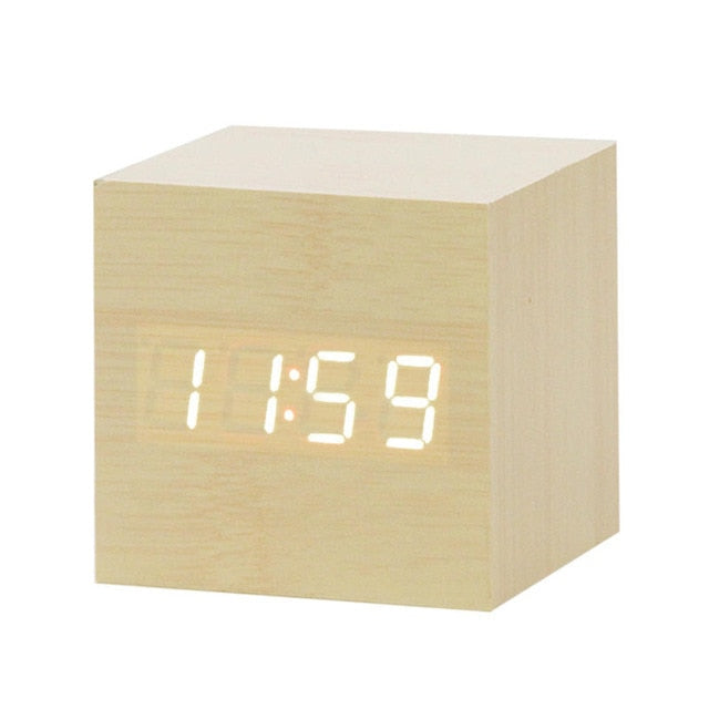 BrightTime - Moderne LED Wekker met Spraakfunctie en Digitaal Display