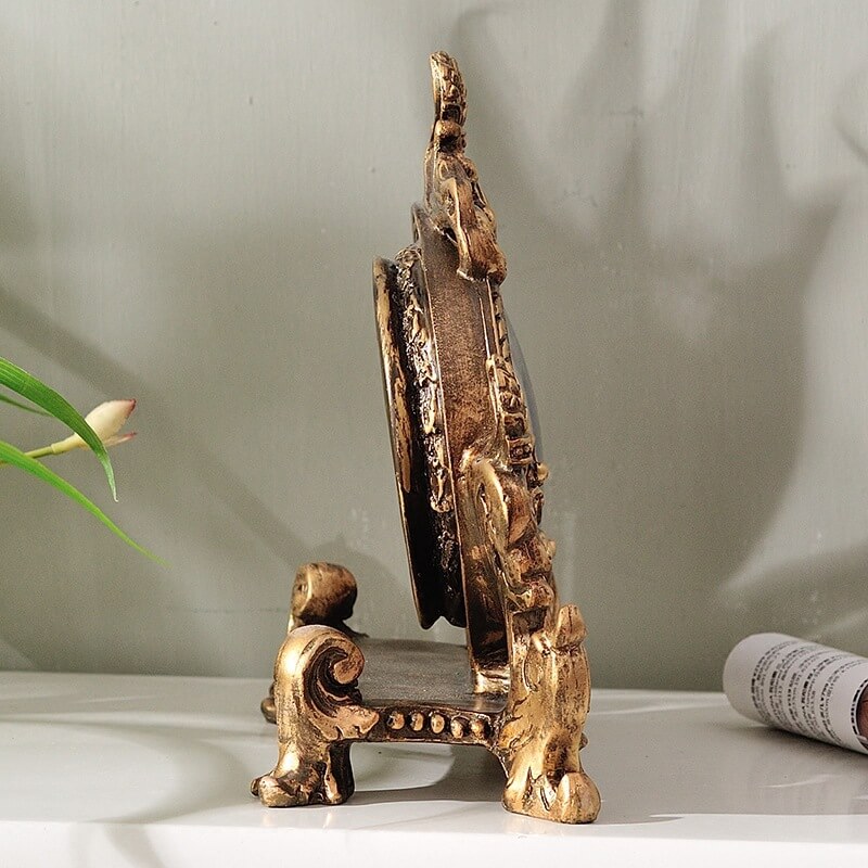 VintageEra - Stille Retro Hars Tafelklok Met Antiek Design