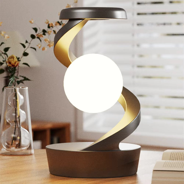 GlowSphere - Moderne Zwevende Lamp met Draaibare LED en Draadloos Opladen