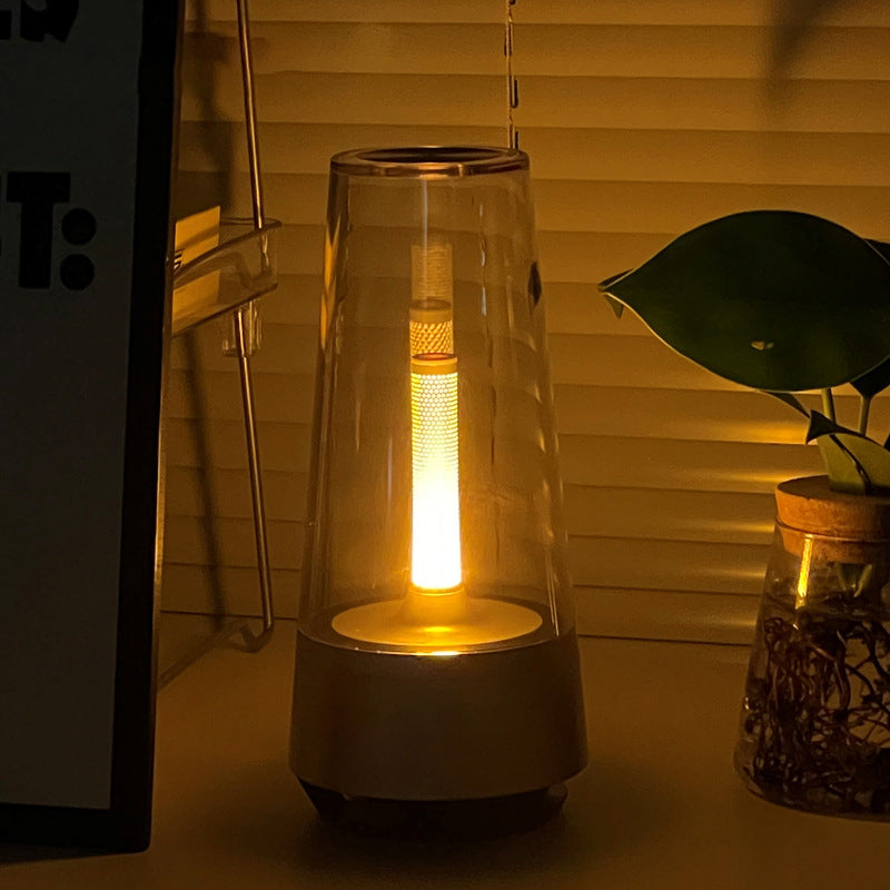 LuminaSound - Bluetooth Speaker met LED Kaarslicht & Premium Geluid