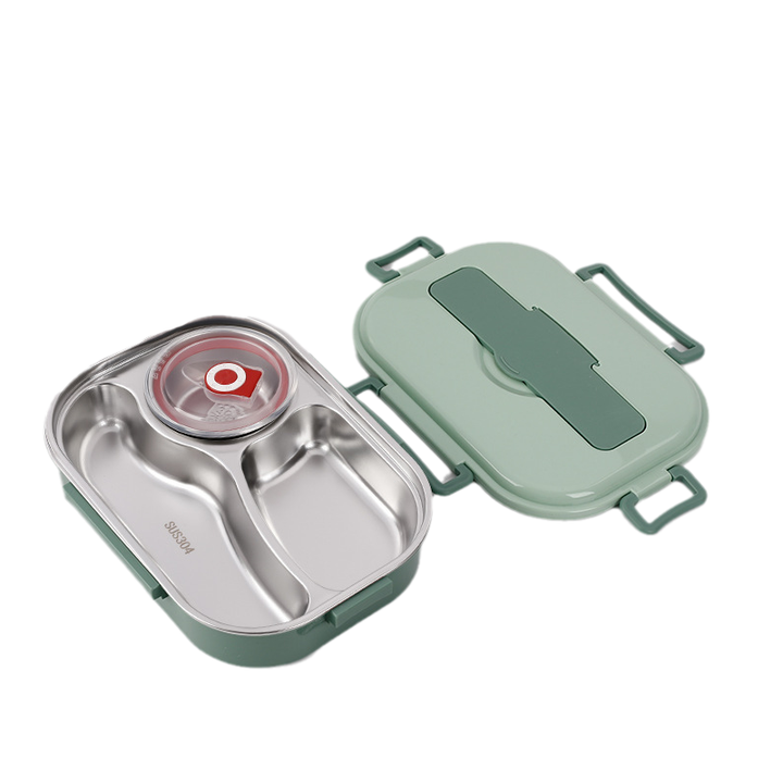 WarmBox - Thermische Bento Lunchbox van Roestvrij Staal met Compartimenten