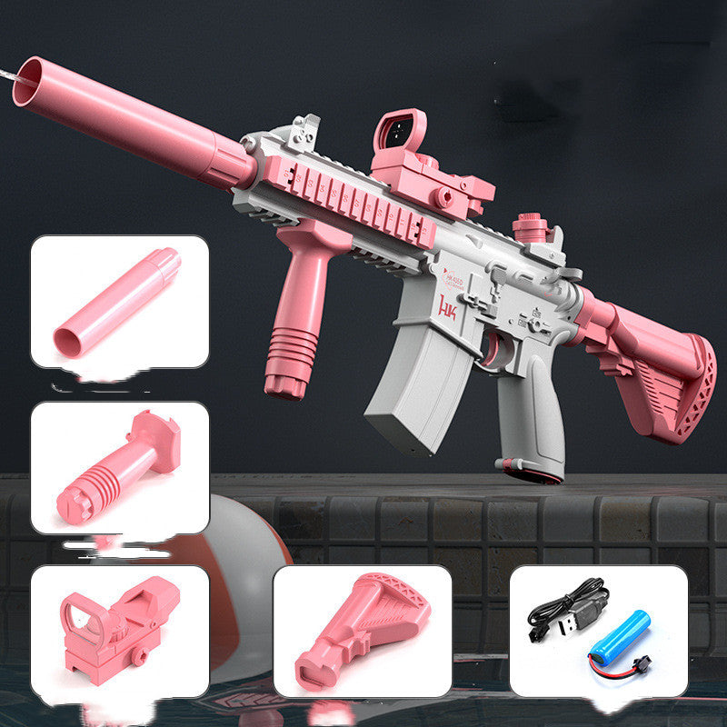 Waterpistool met drukstraal & USB-accu voor kinderen & volwassenen – SpritzPower X1