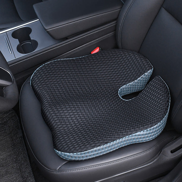 Ergonomisch Triacomfort Kussen | Driehoekige Vorm met Memory-Foam | Ademend en Drukverlagend | Voor Auto en Kantoor
