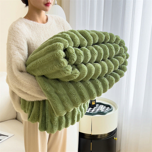 CozyFur - Superzachte Imitatiebont Deken voor Warmte en Stijl